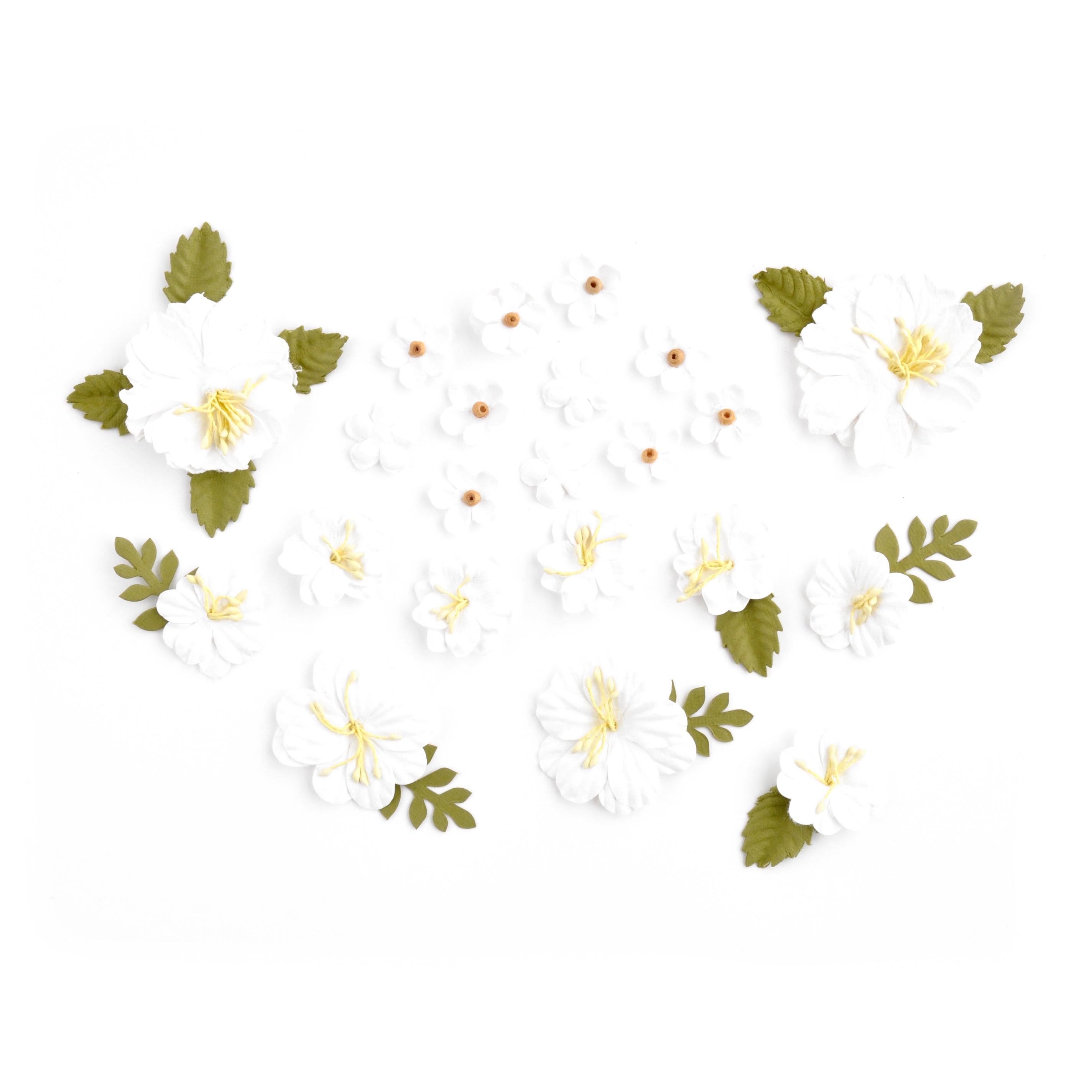 Handmade Flowers - White